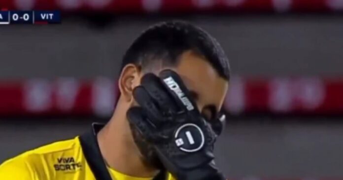 video:-confira-a-falha-de-lucas-arcanjo-em-eliminacao-do-vitoria-na-sul-americana