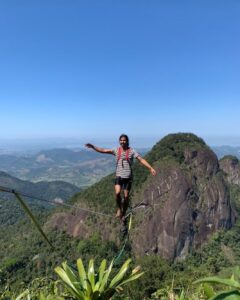 Atleta de slackline MATEUS VIDAL. Foto Divulgacao