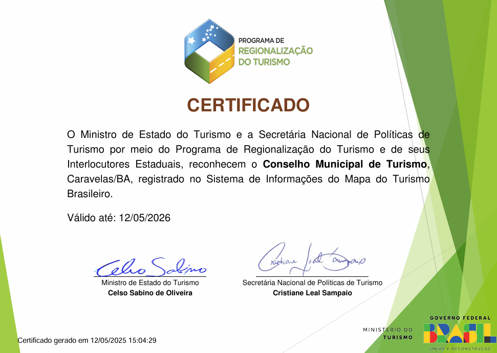 Caravelas retorna ao Mapa do Turismo Brasileiro com a expectativa de atrair investimentos e mais visibilidade turística 2 Captura de tela 2025 05 21 145806