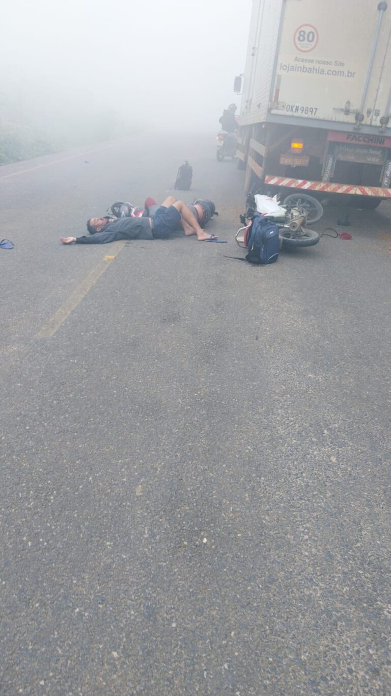 Acidente com moto deixa um morto e outro ferido na BA-284 em Itamaraju