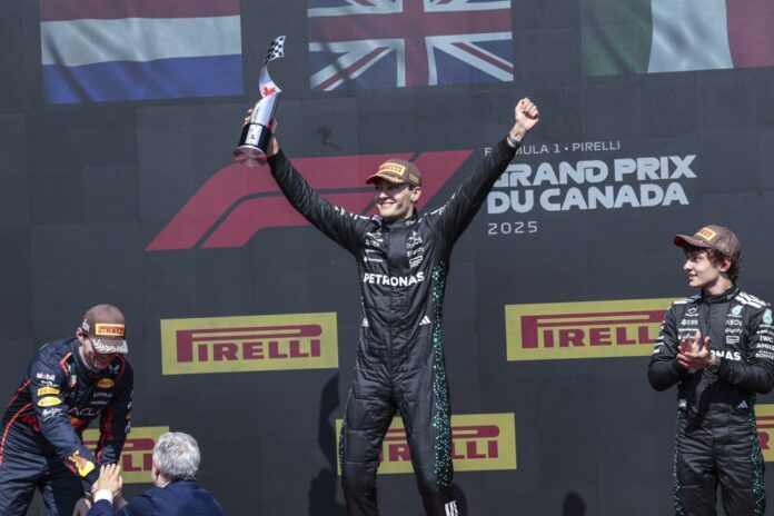 george-russell-vence-gp-do-canada-e-leva-mercedes-ao-primeiro-lugar-do-podio-pela-primeira-vez-em-2025