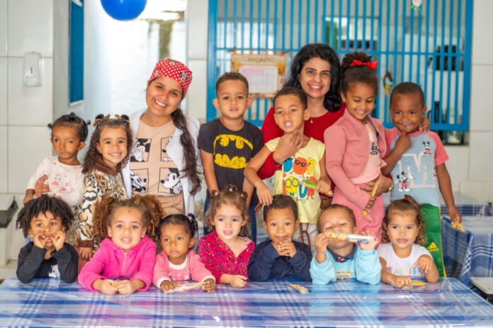educacao-e-saude-unidas-pela-infancia:-creche-caminho-do-mar-recebe-acao-do-programa-saude-na-escola