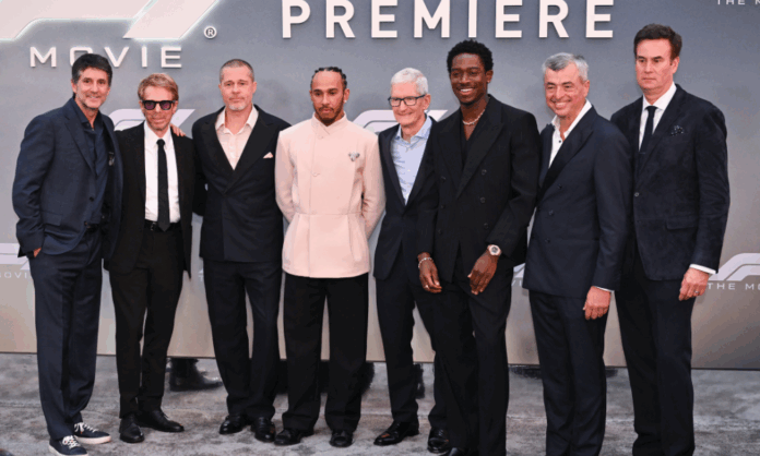 ‘senti-que-a-formula-1-e-o-cinema-se-encontraram’,-diz-lewis-hamilton-sobre-novo-filme-com-brad-pitt