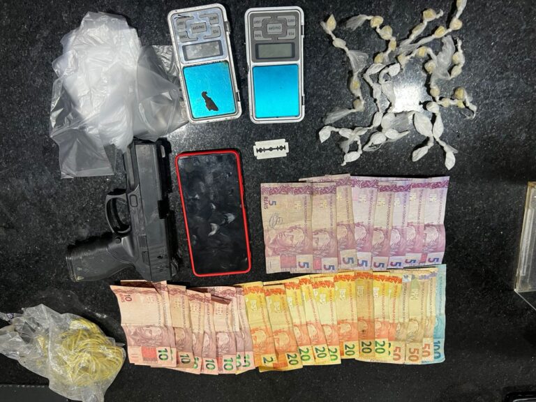 Homem é preso em Guaratinga por envolvimento com o tráfico de drogas