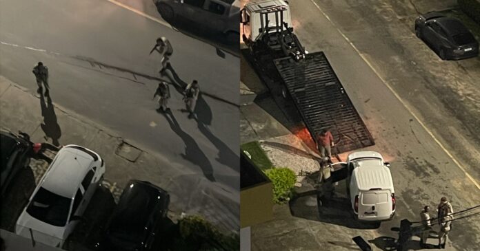 dupla-acusada-de-roubar-magazine-luiza-na-calcada-e-presa-no-imbui;-arma-e-veiculo-sao-apreendidos