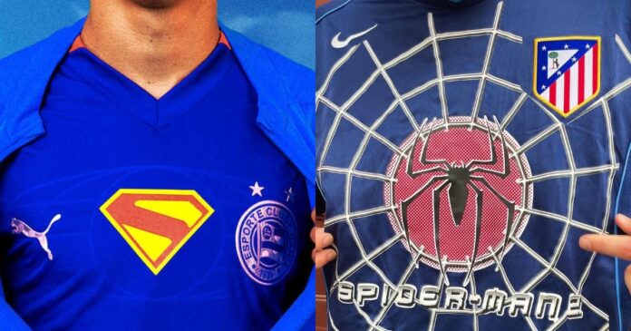 de-superman-ao-homem-aranha:-veja-clubes-que-lancaram-camisas-inspiradas-em-filmes-e-super-herois