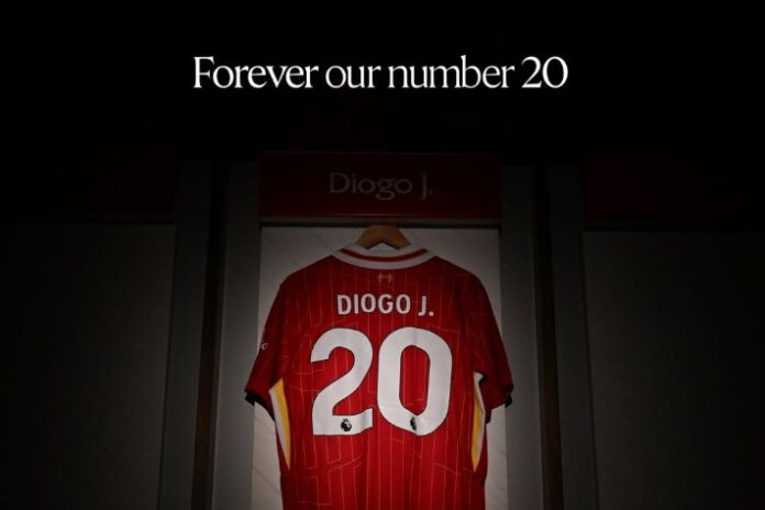 liverpool-anuncia-aposentadoria-da-camisa-20,-numero-de-diogo-jota