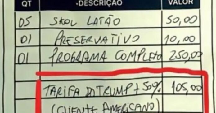 video:-“tarifa-trump”-em-suposto-bordel-de-fortaleza-viraliza;-veja-meme