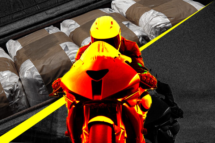 bando-usa-motos-esportivas-para-trazer-drogas-da-fronteira-ao-brasil