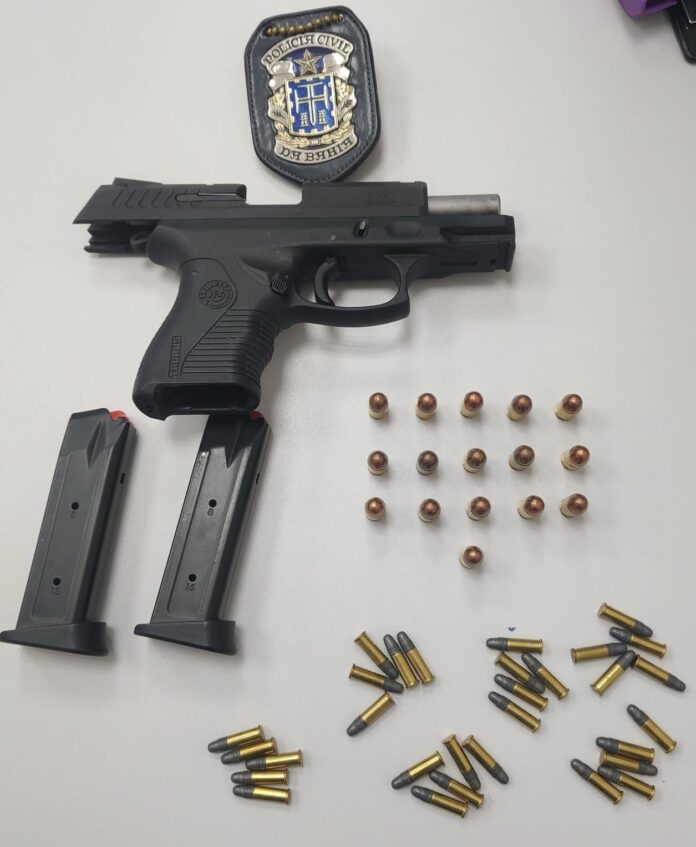 policia-civil-apreende-pistola-em-casa-de-empresario-em-stella-maris-apos-denuncia-de-violencia-domestica
