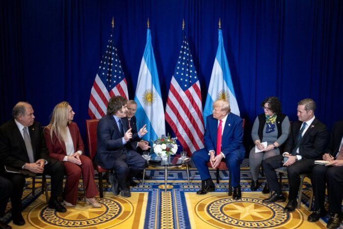 javier-milei-inicia-negociacao-para-que-argentinos-entrem-nos-eua-sem-visto