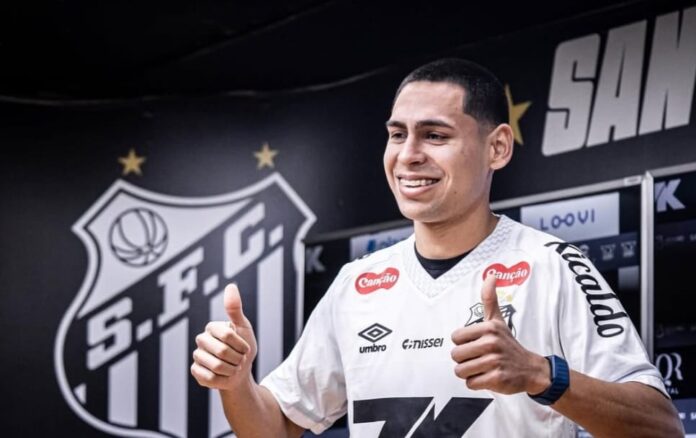 caballero-e-apresentado-pelo-santos-e-celebra-parceria-com-neymar:-‘ainda-nao-caiu-a-ficha’