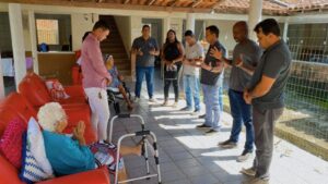 Visita dos Vereadores de Alcobaca ao Lar dos Idosos da cidade 2