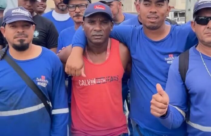 crise-trabalhista-na-embasa-em-teixeira-de-freitas:-100-funcionarios-da-tubo-mills-paralisam-apos-parcelamento-de-rescisoes