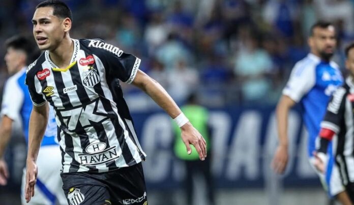 caballero-se-destaca-e-vira-‘bola-da-vez’-no-santos:-‘espero-trazer-muita-alegria-a-torcida’