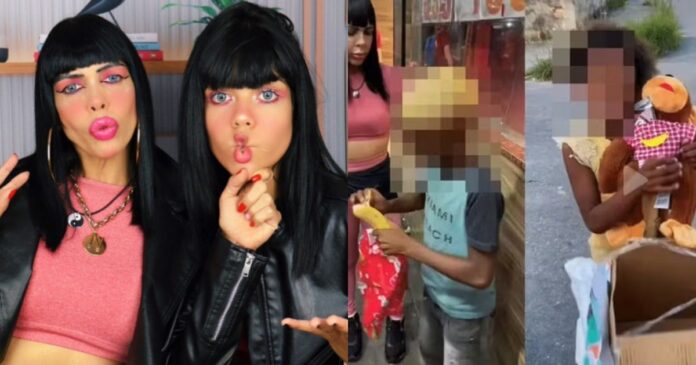 influenciadoras-que-deram-banana-e-macaco-para-criancas-em-video-sao-condenadas-a-prisao