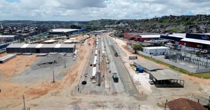 obras-do-vlt-de-salvador-chegam-a-29,86%-e-sao-atualizadas-pela-ctb