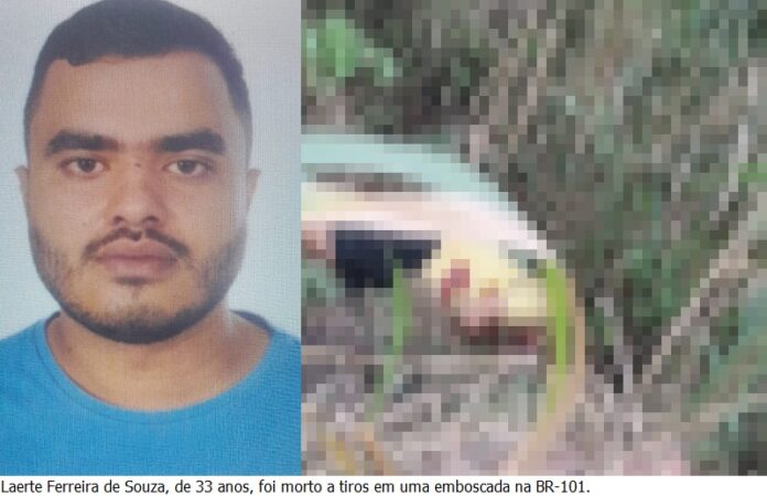 vitima-de-emboscada-na-br-101-e-identificada-como-laerte-ferreira;-motorista-de-aplicativo-tambem-e-nomeado