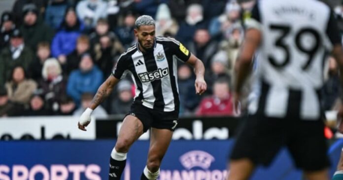 convocado-por-ancelotti,-joelinton-deixa-jogo-do-newcastle-lesionado-e-chorando
