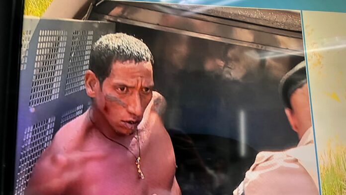 pm-prende-suspeito-que-se-escondeu-em-corrego-na-avenida-paralela