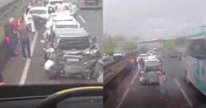 video:-engavetamento-entre-carros-deixa-br-324-congestionada-proximo-ao-cia-aeroporto