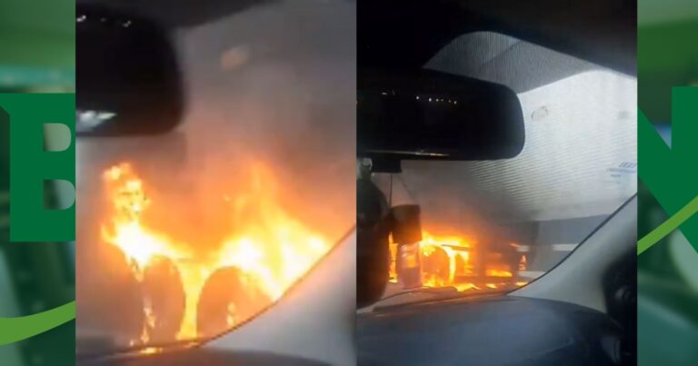 video:-carreta-bau-pega-fogo-no-sudoeste-baiano-e-causa-lentidao-no-transito-na-br-116