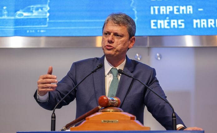 ‘nao-esperavamos-grandes-descontos,-mas-sim-uma-competicao-justa’,-diz-tarcisio-sobre-leilao-do-tunel-santos-guaruja
