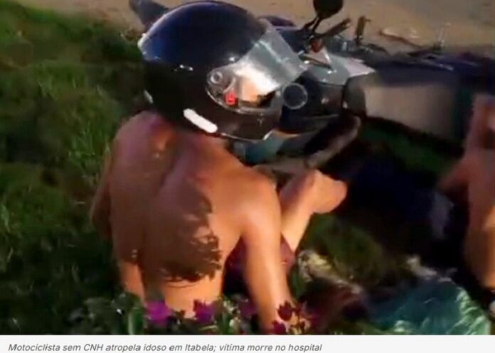 acidente-fatal-em-itabela:-motorista-sem-habilitacao-atropela-ciclista-idoso-e-foge