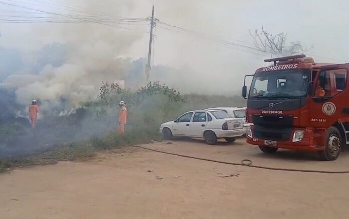 incendio-em-vegetacao-e-controlado-por-bombeiros-as-margens-da-br-101-em-teixeira