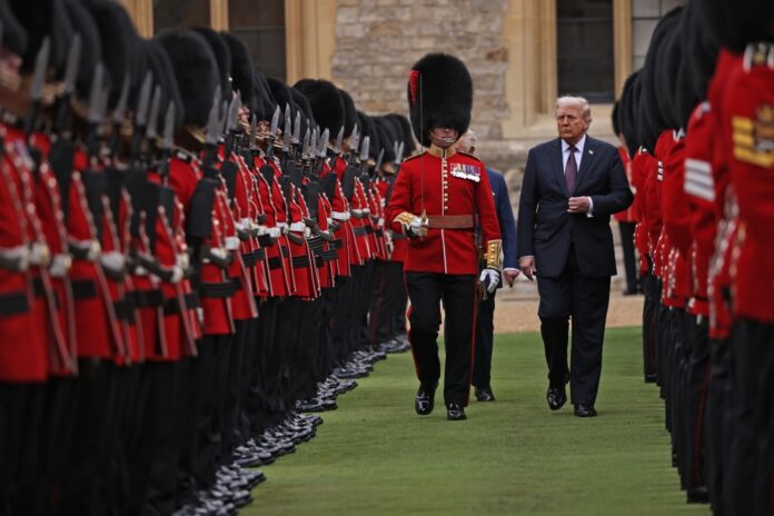 charles-iii-recebe-trump-no-castelo-de-windsor,-nos-arredores-de-londres