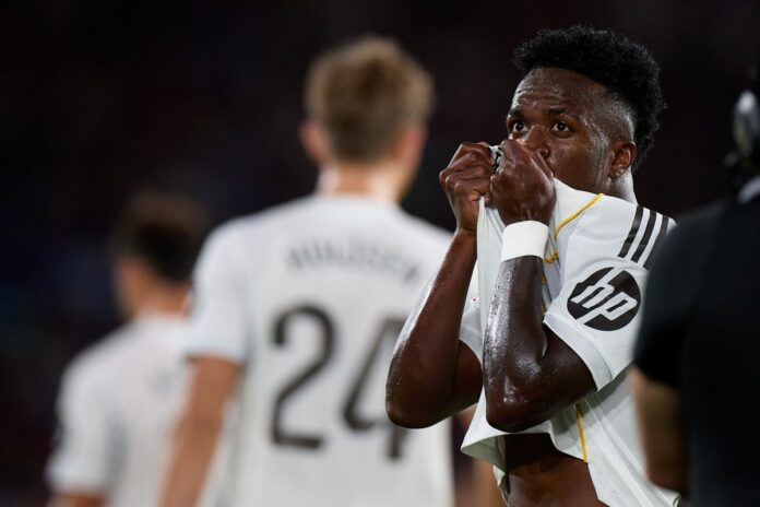 la-liga:-com-gol-de-vini-jr.,-real-madrid-goleia-e-segue-na-lideranca