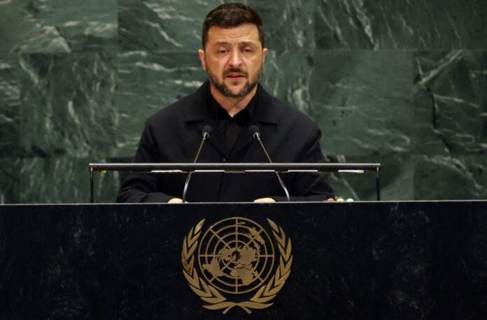 na-onu,-zelensky-relaciona-paz-global-a-poderio-militar-e-diz-que-seguranca-nao-existe-sem-aliados