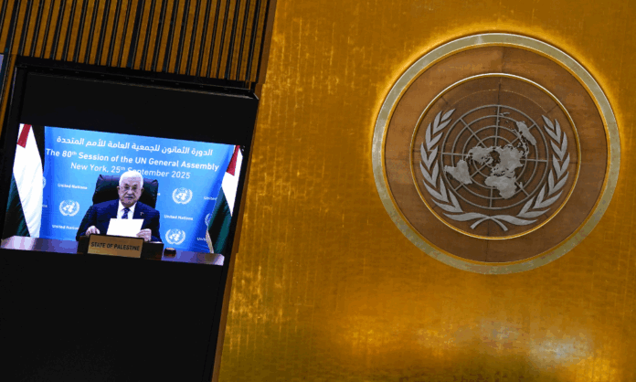 na-onu,-presidente-da-autoridade-palestina-rejeita-participacao-do-hamas-na-futura-governanca-do-estado