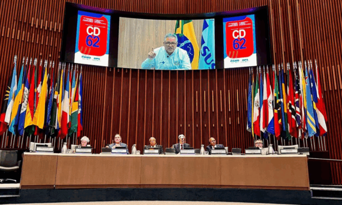 apos-restricao-em-visto,-padilha-discursa-remotamente-na-opas-e-elogia-mais-medicos