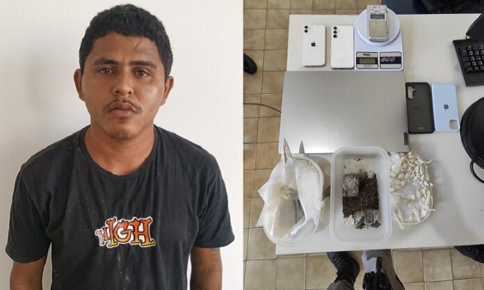 operacao-em-caravelas:-“cabeca-de-coracao”-e-preso-em-flagrante-por-trafico-e-resiste-a-prisao
