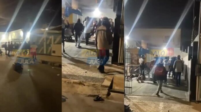 protesto-de-entregadores-termina-em-briga-generalizada-em-feira-de-santana;-duas-pessoas-ficaram-feridas