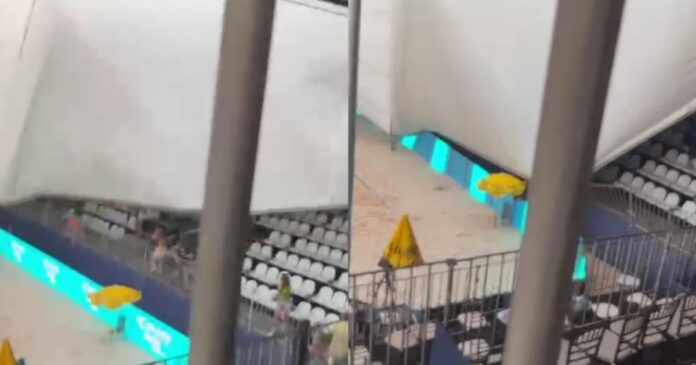 video:-estrutura-de-arquibancada-desaba-durante-torneio-de-beach-tennis-em-sao-paulo