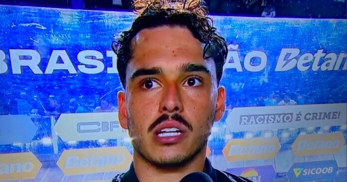 “a-gente-foi-muito-guerreiro”,-diz-lucas-halter-apos-vitoria-vencer-o-santos-na-vila-belmiro