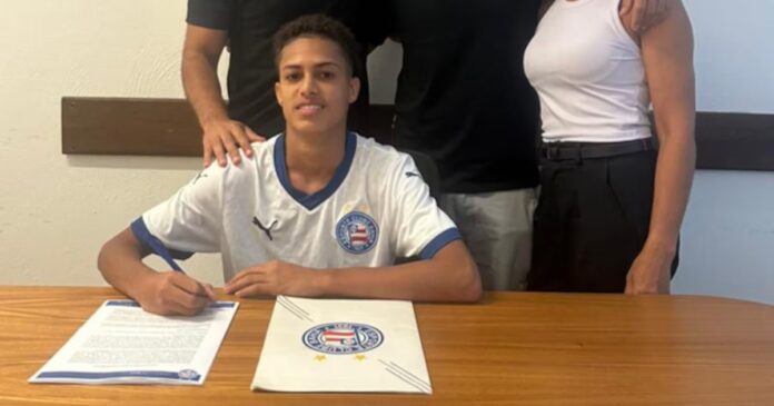 bahia-contrata-dieguinho,-promessa-de-14-anos-do-sfera-fc;-veja-valores-e-detalhes-do-acordo