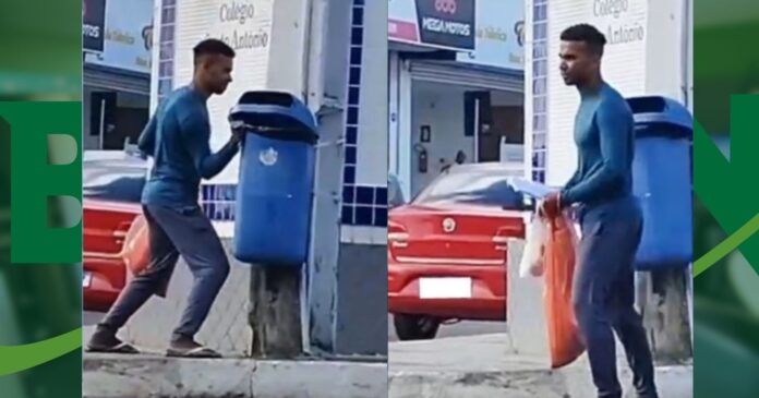 video:-homem-e-flagrado-destruindo-lixeira-publica-no-centro-de-santo-antonio-de-jesus