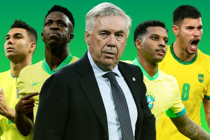 ancelotti-convoca-selecao-para-ultimos-jogos-em-2025,-nesta-segunda