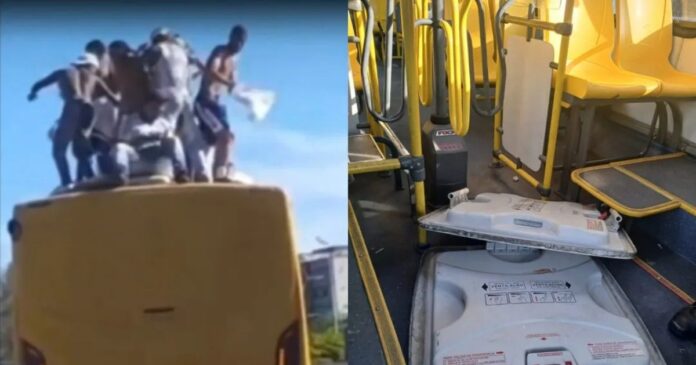 torcedores-do-bahia-vandalizam-onibus-em-salvador-e-semob-repudia:-“serao-responsabilizados-em-esfera-criminal”