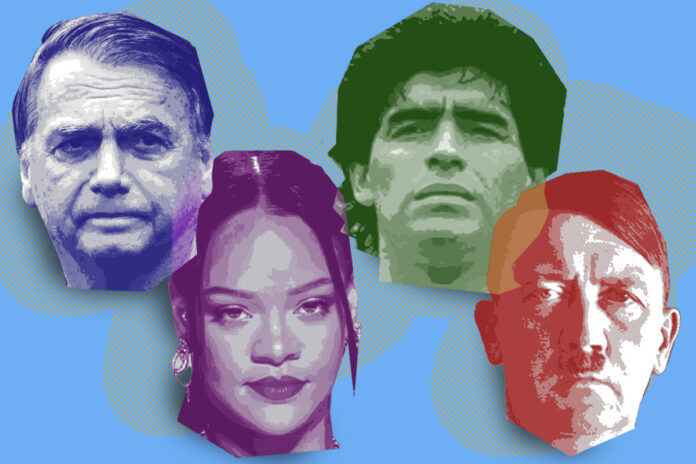 brasil-tem-2.811-rihannas,-168-hitlers,-241-bolsonaros-e-128-maradonas