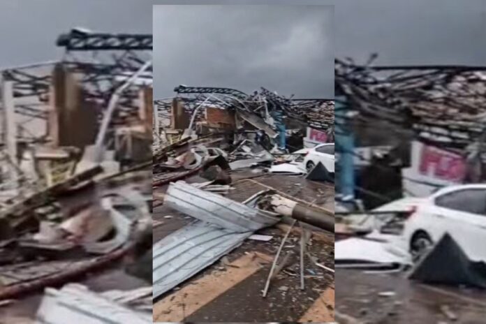 tornado-destruiu-80%-de-cidade-do-parana,-diz-governo