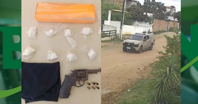 policia-militar-mata-suspeito-de-integrar-faccao-em-serrinha;-agentes-apreendem-drogas-e-arma