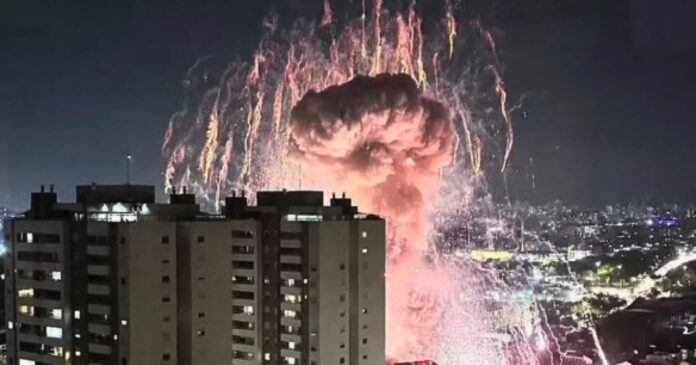 video:-explosao-em-galpao-com-fogos-de-artificio-deixa-uma-pessoa-morta-e-outras-10-feridas-em-sao-paulo