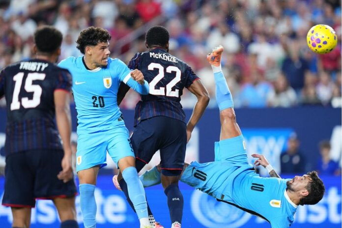 arrascaeta-marca-golaco-em-amistoso-do-uruguai-contra-os-eua;-veja