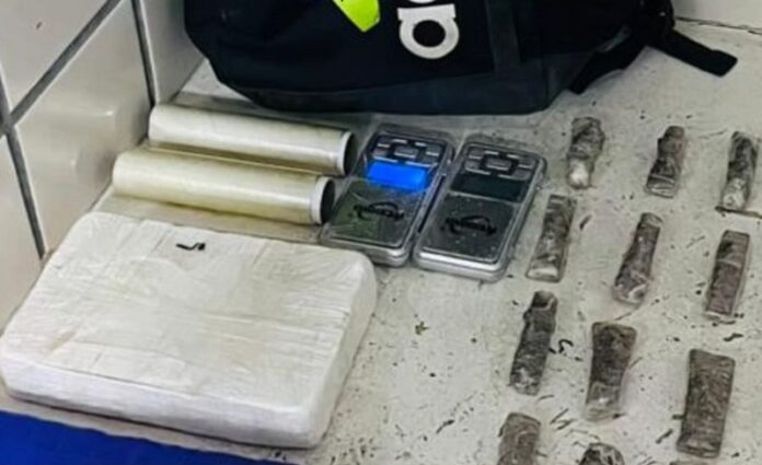policiais-encontram-mochila-com-1-kg-de-cocaina-abandonada-em-mata-de-alcobaca