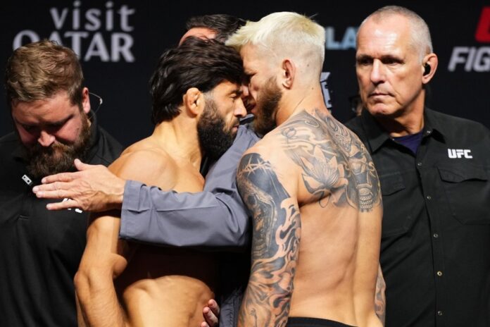 lutador-da-cabecada-em-oponente-durante-pesagem-do-ufc-catar;-confira