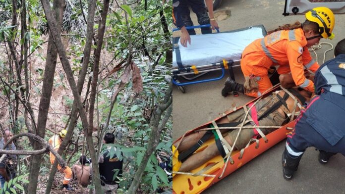 homem-e-resgatado-pelo-corpo-de-bombeiros-apos-sobreviver-quatro-dias-em-buraco-de-50-metros